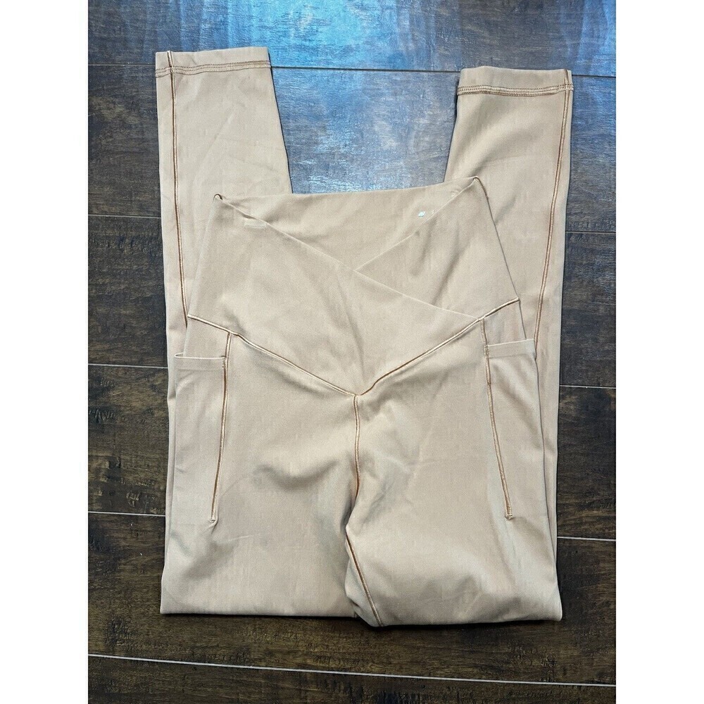 Aerie Cross Wasit Real Me Legging With Pocket Sz M